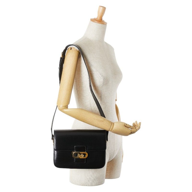 Celine Celine Celine Carriage Hardware Leather Shoulder Bag Leather Shoulder Bag DUTY FREE for USA Size ONE SIZE - 13 Thumbnail