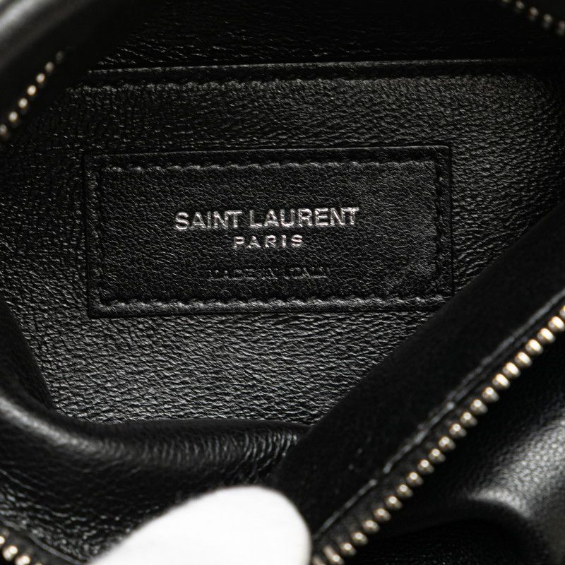 Yves Saint Laurent Yves Saint Laurent Saint Laurent Logo Leather Shoulder Bag Leather Shoulder Bag 581697 Size ONE SIZE - 10 Thumbnail