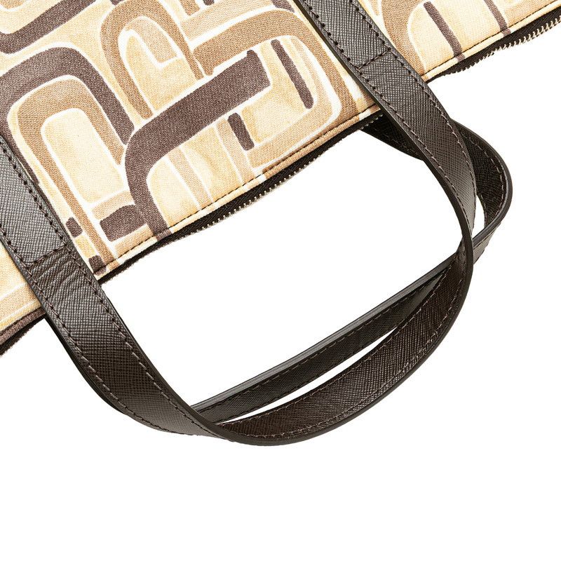 Prada Prada Prada Triangle Logo Plate Canvas Leather 2way Bag Canvas Shoulder Bag DUTY FREE for USA Size ONE SIZE - 4 Thumbnail