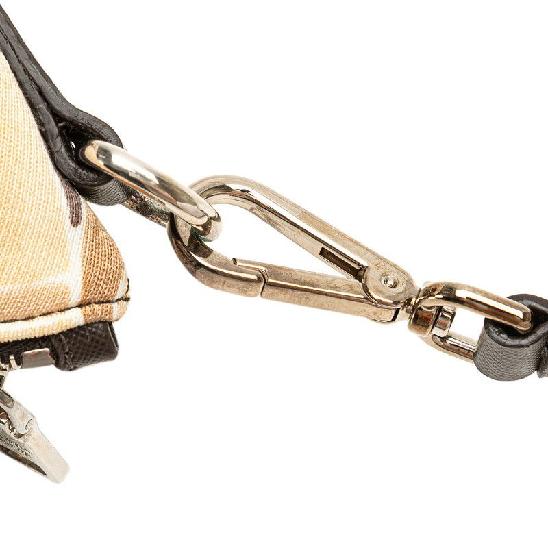 Prada Prada Prada Triangle Logo Plate Canvas Leather 2way Bag Canvas Shoulder Bag DUTY FREE for USA Size ONE SIZE - 5 Thumbnail