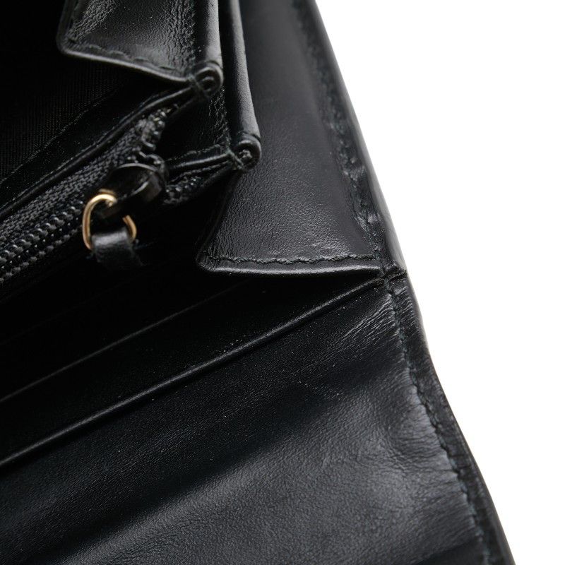 Gucci Gucci Gucci Guccissima Ribbon Leather Long Wallet Leather Long Wallet 388679 Size ONE SIZE - 7 Thumbnail
