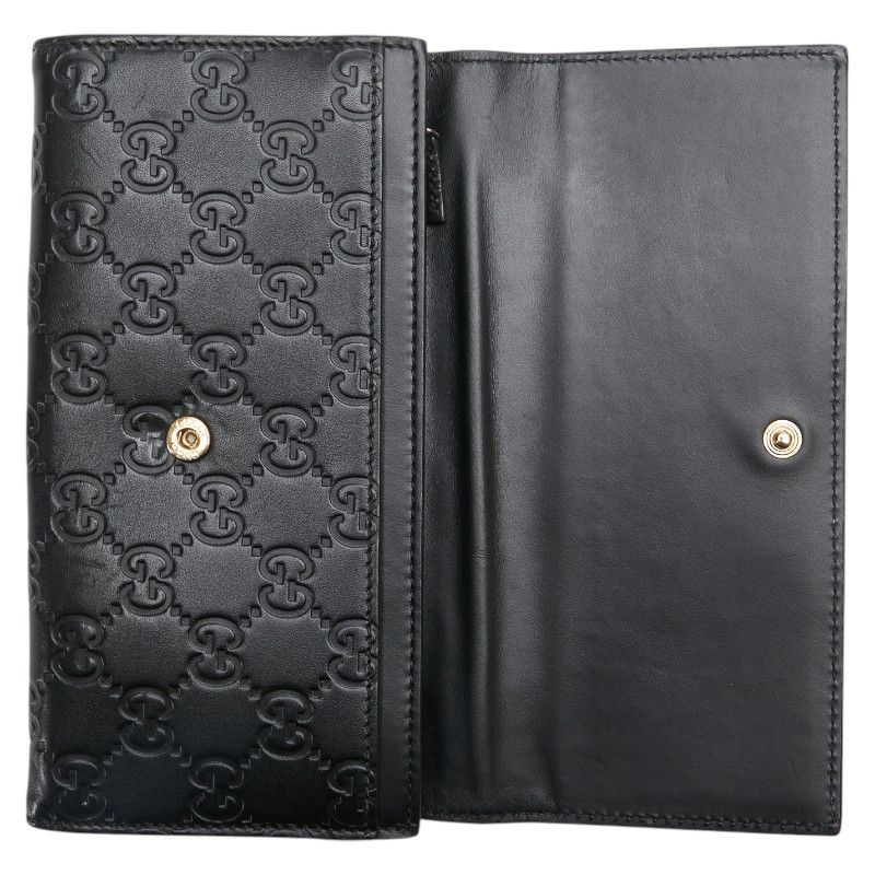 Gucci Gucci Gucci Guccissima Ribbon Leather Long Wallet Leather Long Wallet 388679 Size ONE SIZE - 8 Thumbnail