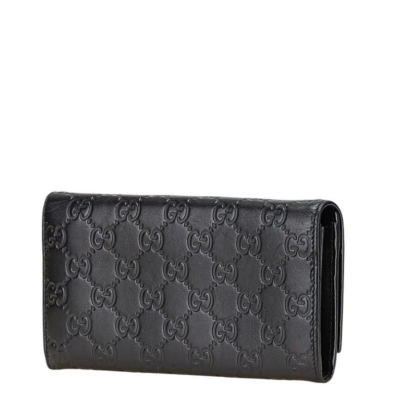 Gucci Gucci Gucci Guccissima Ribbon Leather Long Wallet Leather Long Wallet 388679 Size ONE SIZE - 2 Thumbnail