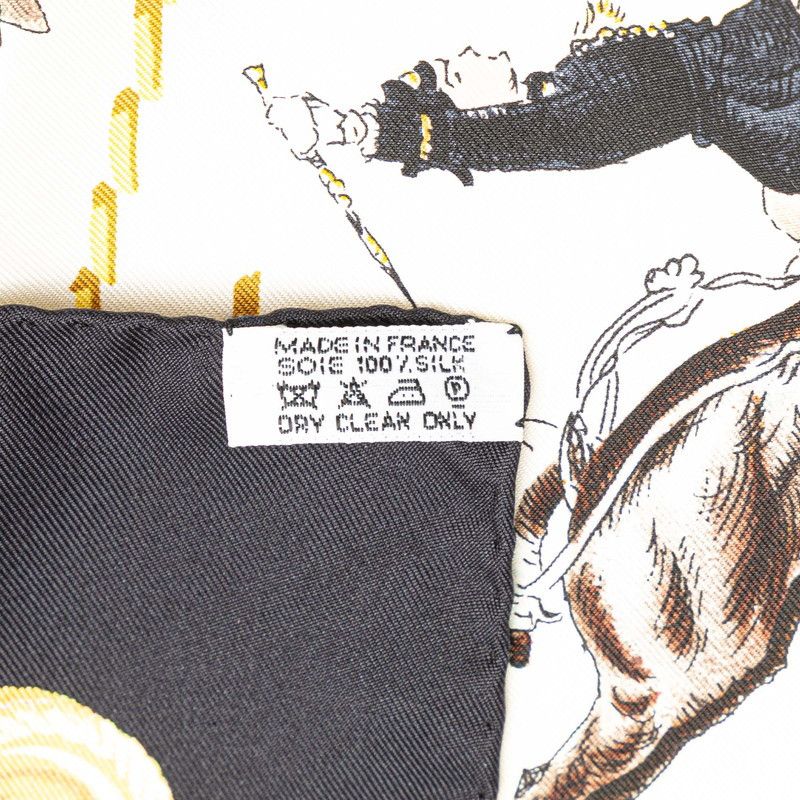 Hermes Hermes Hermes CADRE NOIR Carré 90 Silk Scarf Others Scarf Size ONE SIZE - 6 Thumbnail