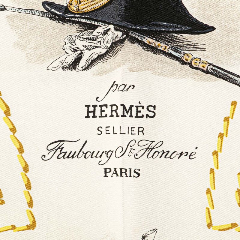 Hermes Hermes Hermes CADRE NOIR Carré 90 Silk Scarf Others Scarf Size ONE SIZE - 4 Thumbnail