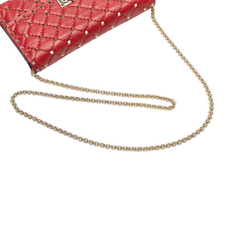 Valentino Valentino Valentino Rockstuds Leather Shoulder Bag Leather Shoulder Bag DUTY FREE for USA Size ONE SIZE - 4 Thumbnail