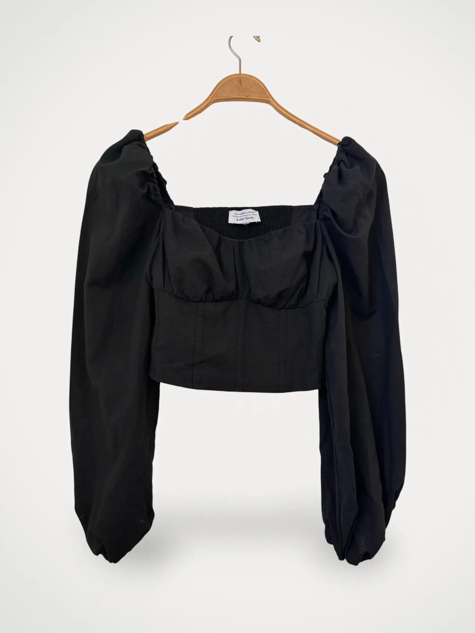 & Other Stories & Other Stories Puff Sleeve Corset Blouse Blouse Size XS / US 0-2 / IT 36-38 - 2 Thumbnail