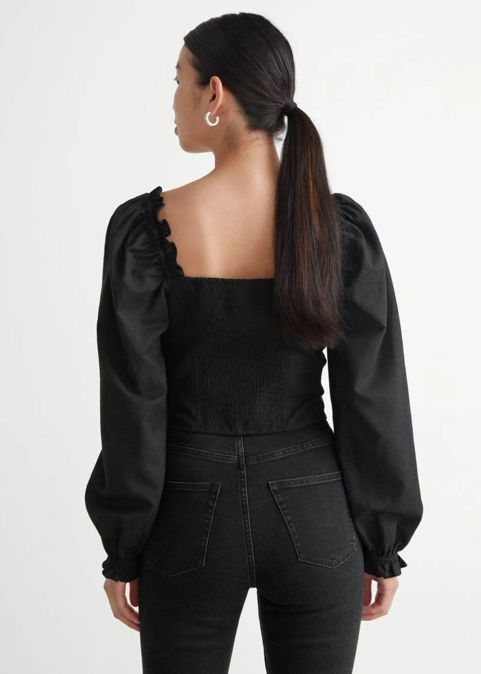 & Other Stories & Other Stories Puff Sleeve Corset Blouse Blouse Size XS / US 0-2 / IT 36-38 - 5 Thumbnail