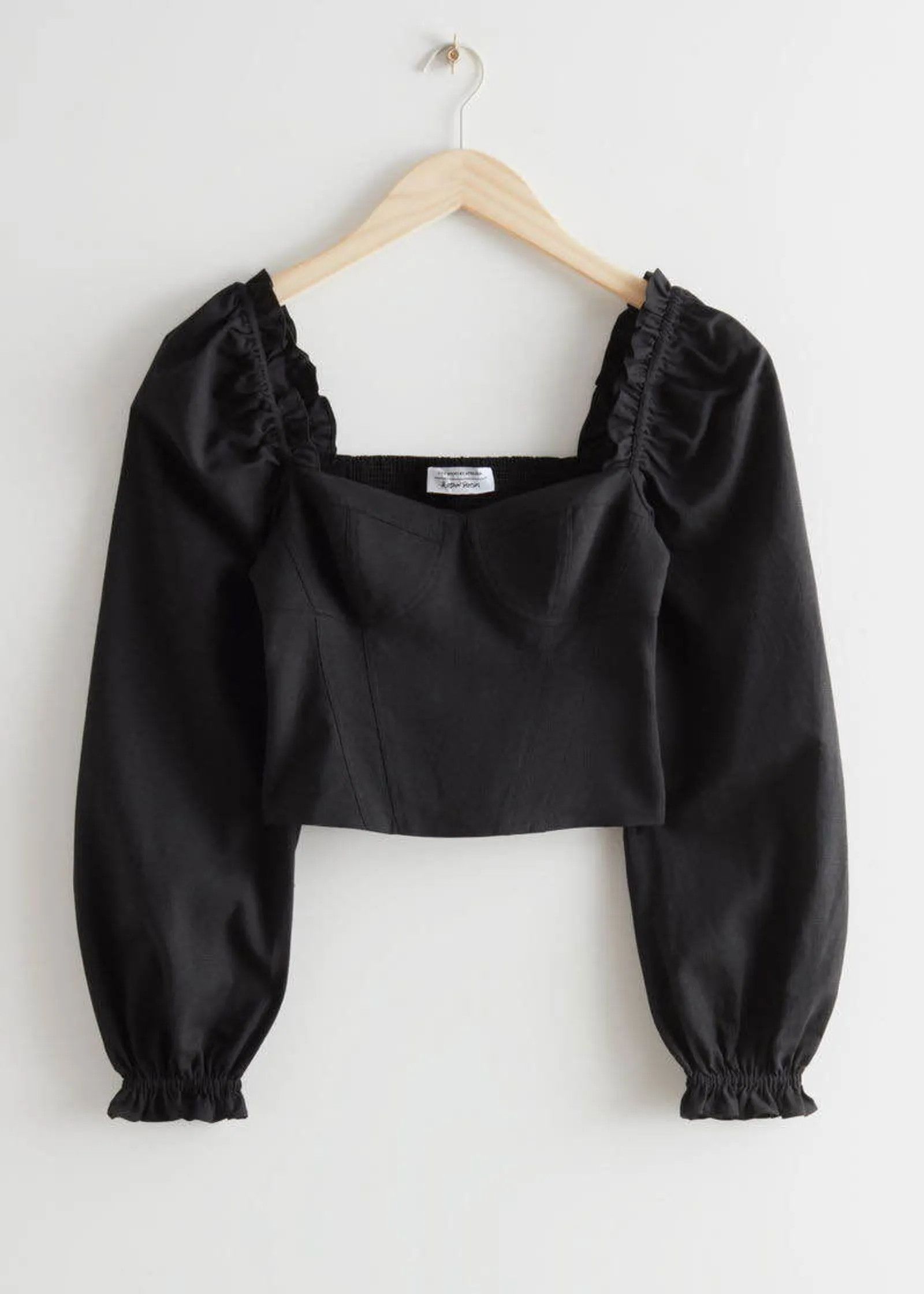 & Other Stories & Other Stories Puff Sleeve Corset Blouse Blouse Size XS / US 0-2 / IT 36-38 - 6 Thumbnail