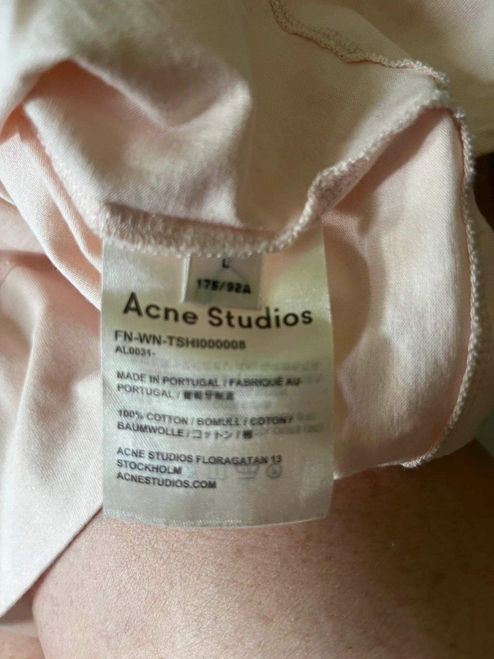 Acne Studios Acne Studios Fn-wn-tshi00008 Short Sleeve T-shirt Size L / US 10 / IT 46 - 3 Thumbnail