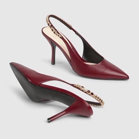 Gucci Gucci Signoria Slingback Pumps SIZE 39 Size ONE SIZE - 3 Thumbnail