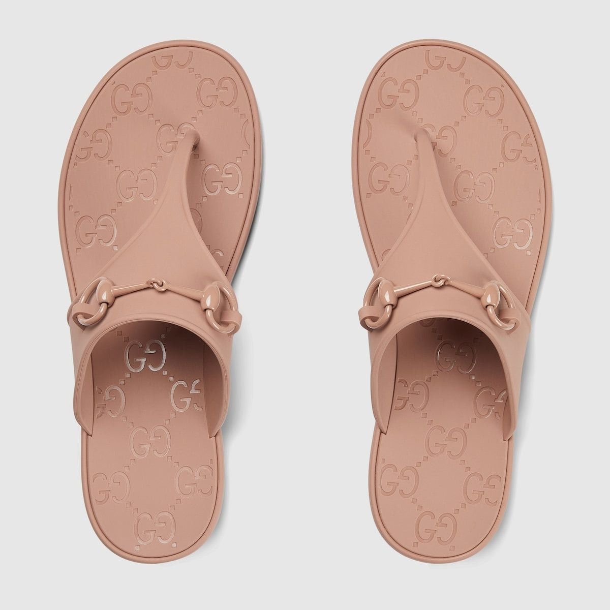 Gucci Gucci Horsebit Thong Rubber Sandals SIZE 36 Size ONE SIZE - 2 Thumbnail