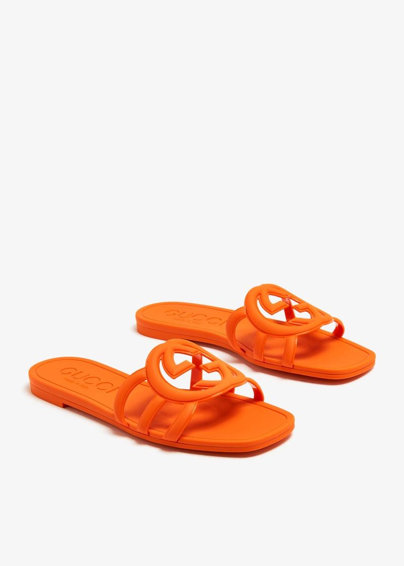 Gucci Gucci Interlocking G Slide Sandals SIZE 35 Size ONE SIZE - 3 Thumbnail