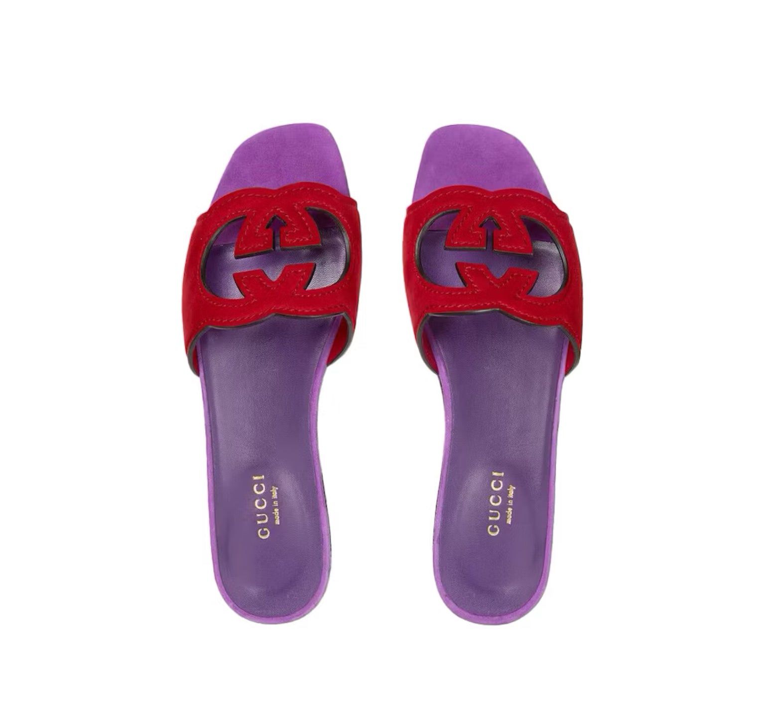 Gucci Gucci Interlocking G Cut Out Slide Sandals SIZE 35 Size ONE SIZE - 3 Thumbnail