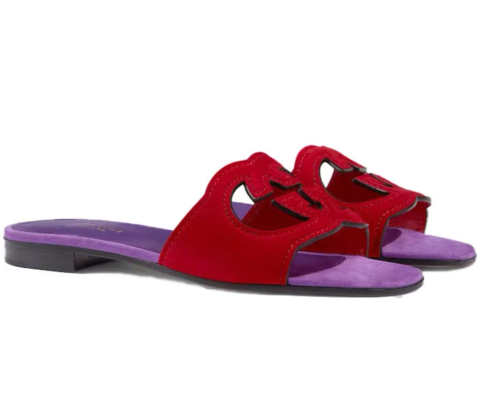 Gucci Gucci Interlocking G Cut Out Slide Sandals SIZE 34.5 Size ONE SIZE - 2 Thumbnail