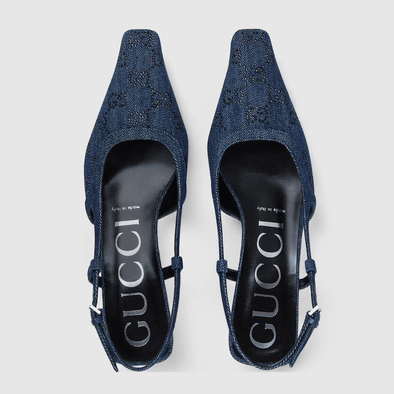 Gucci Gucci GG Slingback Pumps SIZE 39.5 Size ONE SIZE - 2 Thumbnail