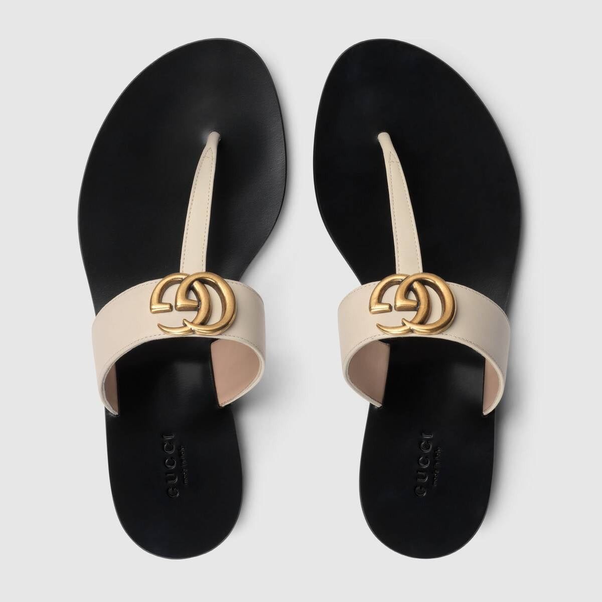 Gucci Gucci Double G Thong Sandals SIZE 36 Size ONE SIZE - 3 Thumbnail