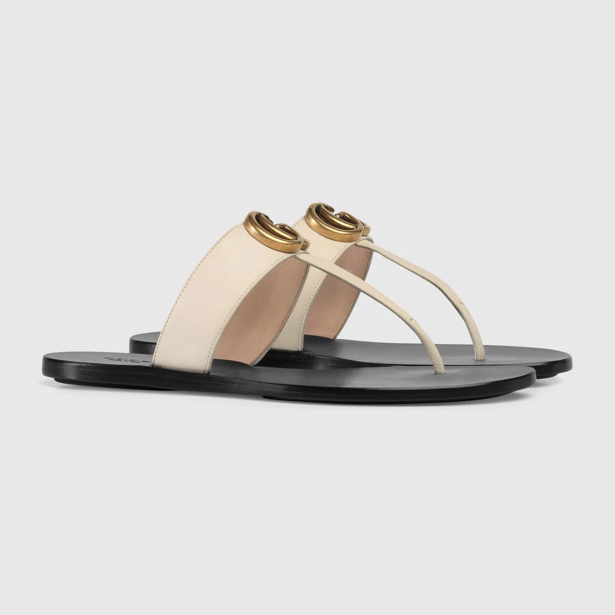 Gucci Gucci Double G Thong Sandals SIZE 35.5 Size ONE SIZE - 2 Thumbnail