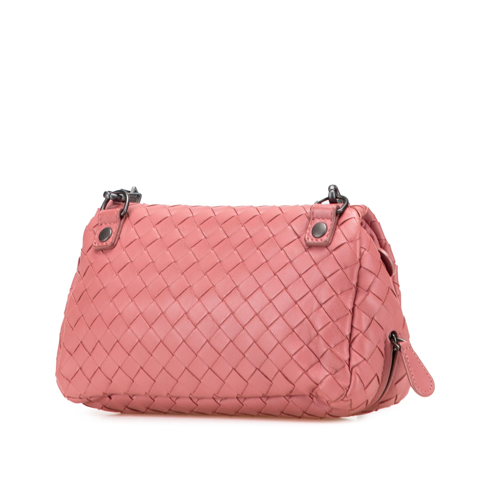 Bottega Veneta Bottega Veneta Mini Nappa Intrecciato Expandable Chain Crossbody Size ONE SIZE - 2 Thumbnail