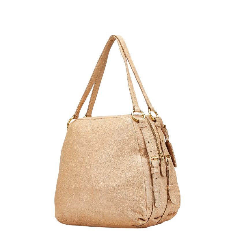 Prada Prada Prada Logo Leather 2way Bag Leather Shoulder Bag DUTY FREE for USA Size ONE SIZE - 2 Thumbnail