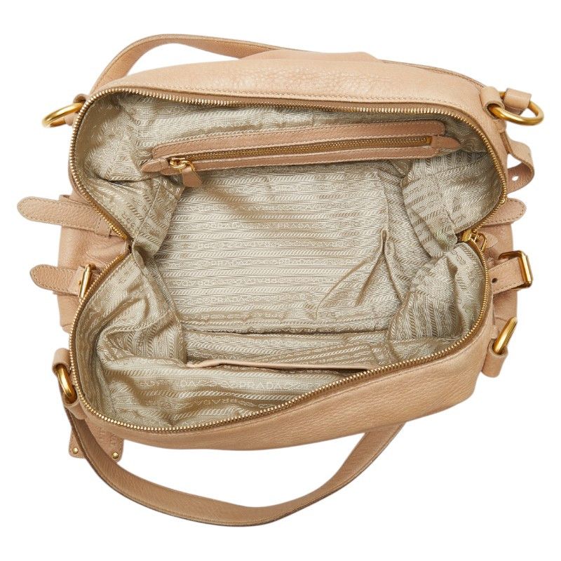 Prada Prada Prada Logo Leather 2way Bag Leather Shoulder Bag DUTY FREE for USA Size ONE SIZE - 10 Thumbnail