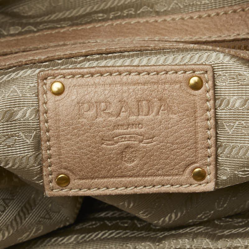 Prada Prada Prada Logo Leather 2way Bag Leather Shoulder Bag DUTY FREE for USA Size ONE SIZE - 11 Thumbnail
