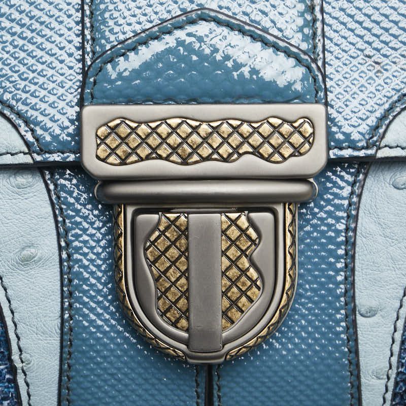 Bottega Veneta Bottega Veneta Bottega Veneta Intrecciato 50th Anniversary Limited Leather Lizard Ostrich Shoulder Bag Leather Shoulder Bag DUTY FREE for USA Size ONE SIZE - 7 Thumbnail