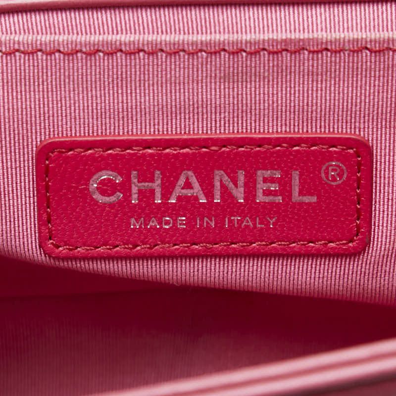Chanel Chanel Chanel Boy Chanel Lambskin Shoulder Bag Leather Shoulder Bag DUTY FREE for USA Size ONE SIZE - 11 Thumbnail