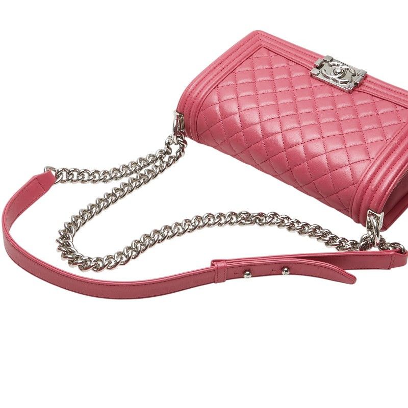 Chanel Chanel Chanel Boy Chanel Lambskin Shoulder Bag Leather Shoulder Bag DUTY FREE for USA Size ONE SIZE - 9 Thumbnail