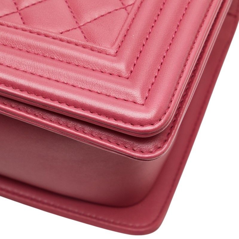 Chanel Chanel Chanel Boy Chanel Lambskin Shoulder Bag Leather Shoulder Bag DUTY FREE for USA Size ONE SIZE - 5 Thumbnail