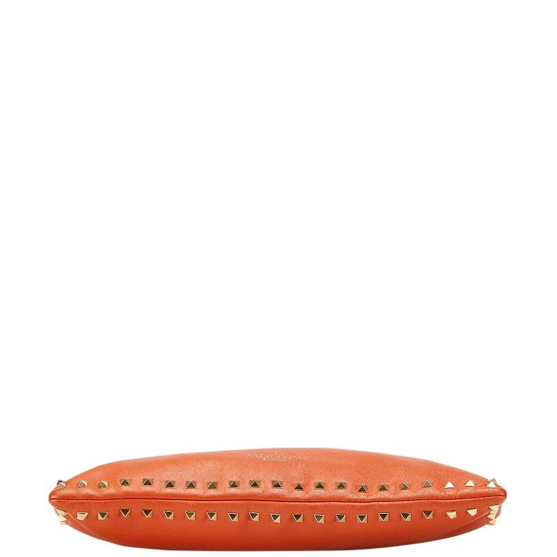 Valentino Valentino Valentino Rockstud Calfskin Clutch Bag Leather Clutch Bag DUTY FREE for USA Size ONE SIZE - 3 Thumbnail