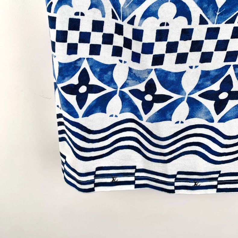 Louis Vuitton louis vuitton blue striped logo tank top-dmc Size US L / EU 52-54 / 3 - 4 Thumbnail