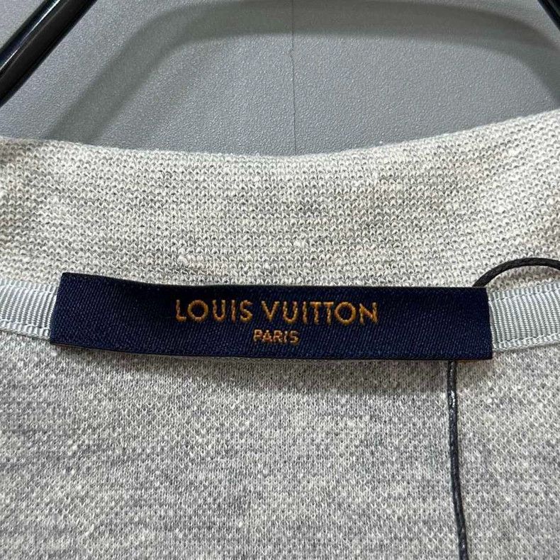 Louis Vuitton gray logo print short sleeve polo shirt-dmc Size US M / EU 48-50 / 2 - 4 Thumbnail