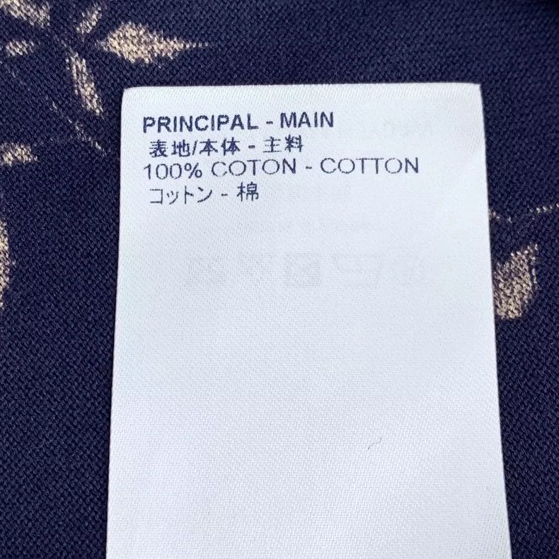 Louis Vuitton louis vuitton navy floral logo t-shirt-dmc Size US M / EU 48-50 / 2 - 7 Thumbnail