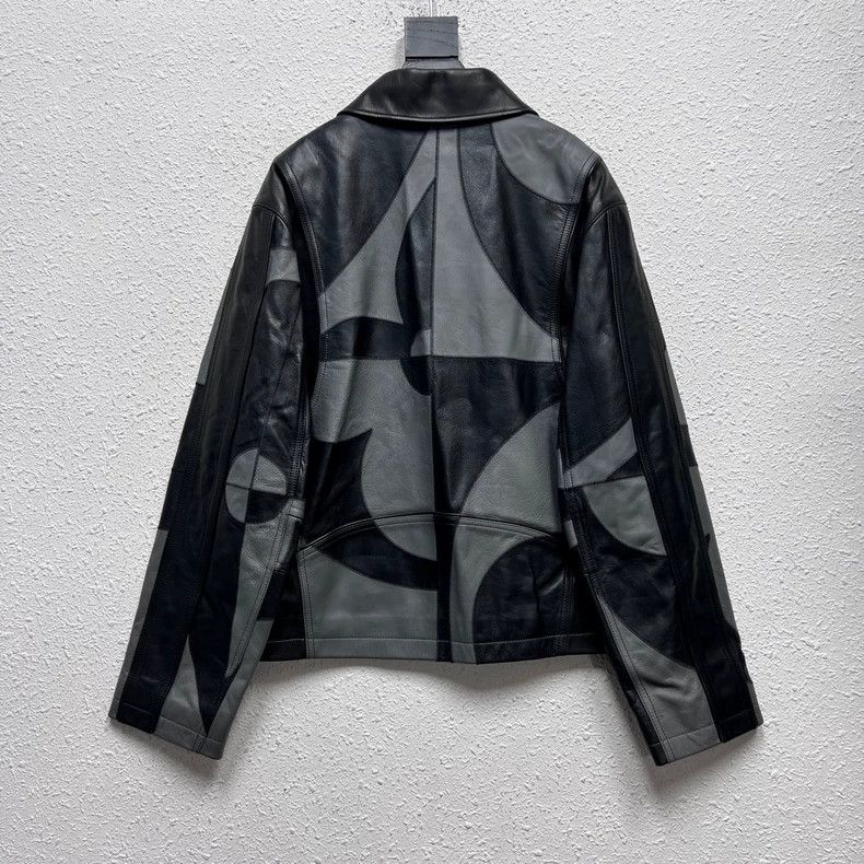 Louis Vuitton louis vuitton three-flower logo leather jacket-dmc Size US XXL / EU 58 / 5 - 2 Thumbnail