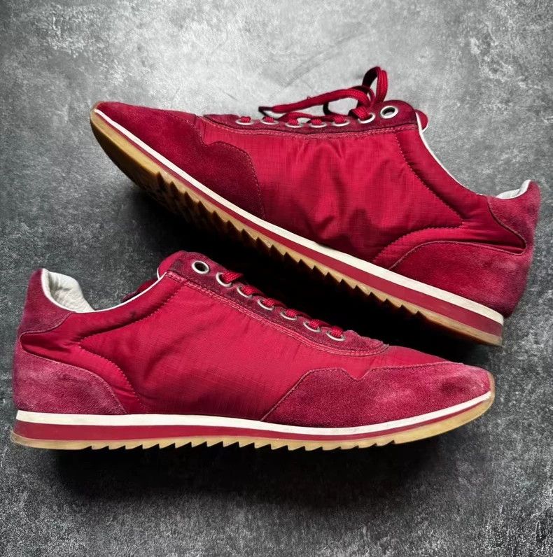 Louis Vuitton louis vuitton red running shoes uk8-dmc Size US 10 / EU 43 - 4 Thumbnail