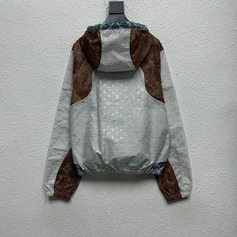 Louis Vuitton louis vuitton marble pattern hooded windbreaker-dmc Size US L / EU 52-54 / 3 - 2 Thumbnail