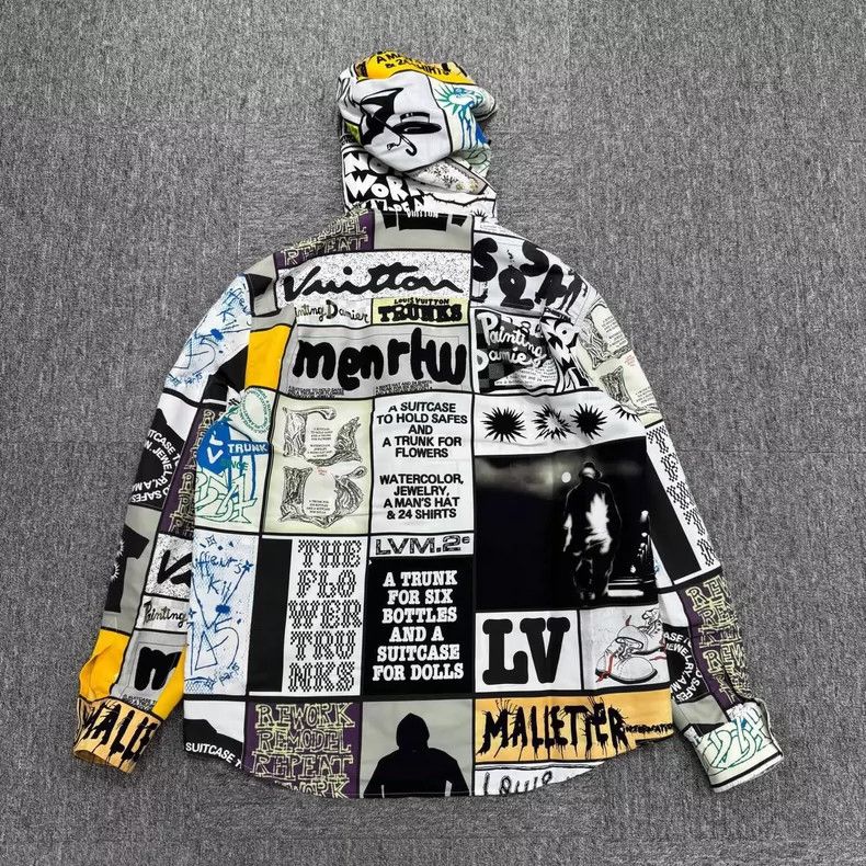 Louis Vuitton louis vuitton magazine style patchwork jacket-dmc Size US XL / EU 56 / 4 - 2 Thumbnail
