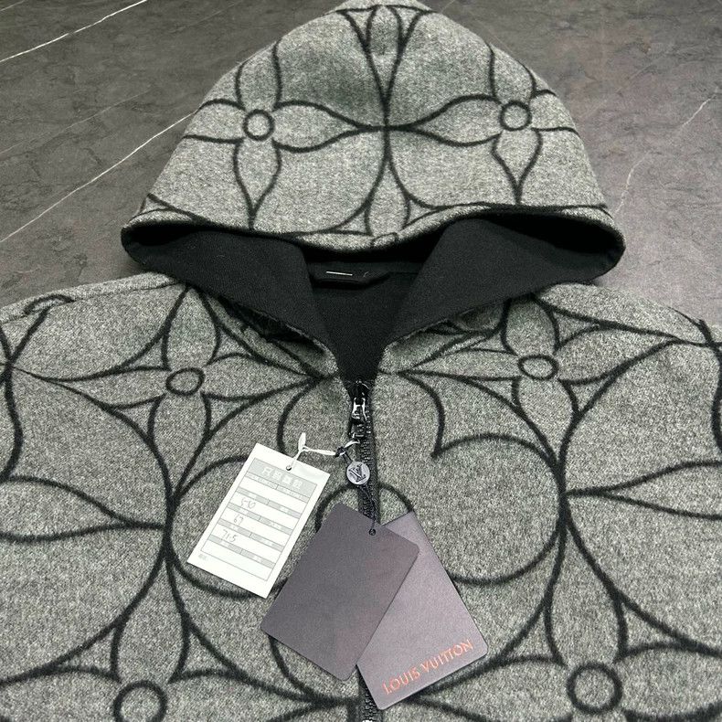 Louis Vuitton Louis Vuitton Black Hooded Zip Jacket-dmc Size US L / EU 52-54 / 3 - 8 Thumbnail