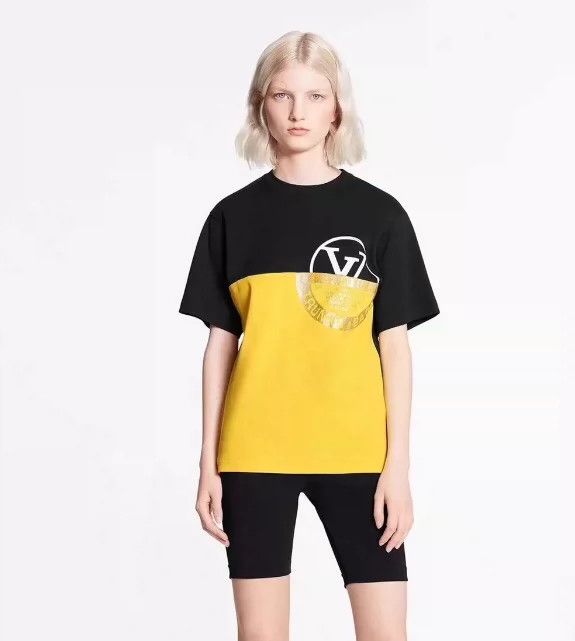 Louis Vuitton louis vuitton color block logo t-shirt-dmc Size US S / EU 44-46 / 1 - 9 Thumbnail