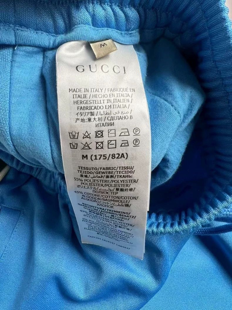 Gucci blue side stripe Gucci pants-dmc Size US 31 - 6 Thumbnail