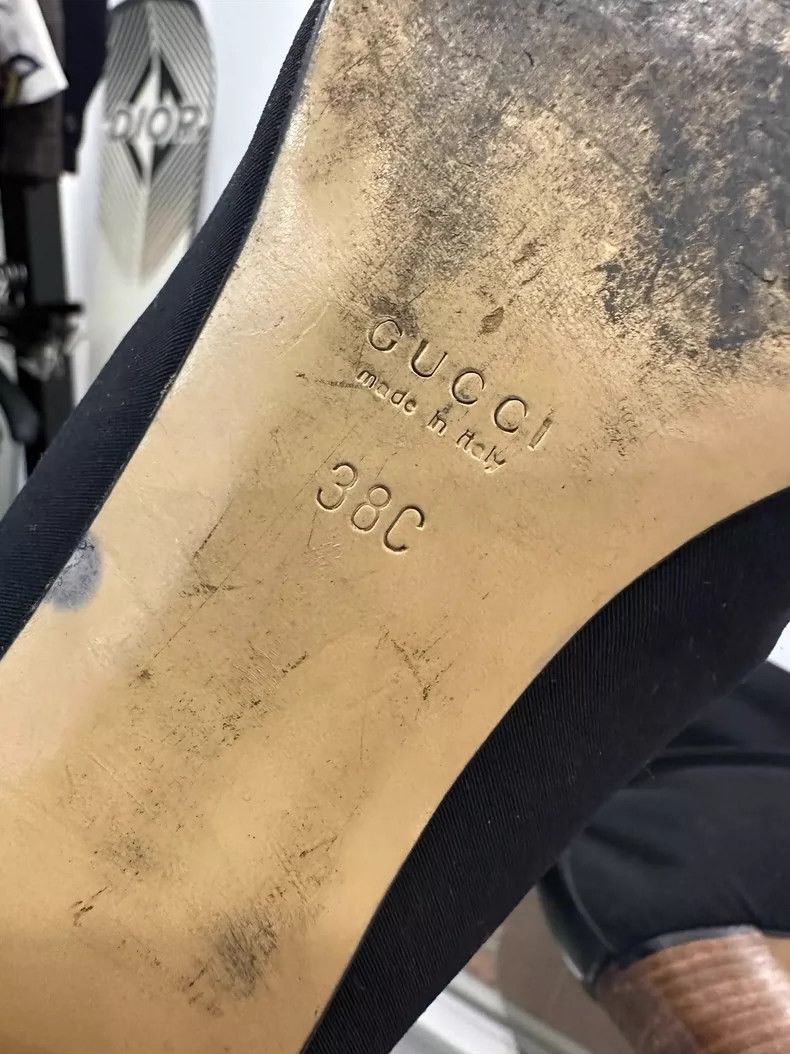 Gucci black gucci knee-high heeled boots-dmc Size US 7.5 / EU 40-41 - 6 Thumbnail