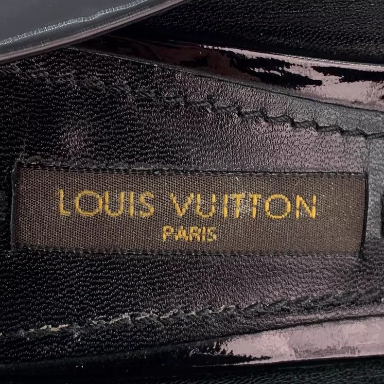 Louis Vuitton louis vuitton black glossy high heels-dmc Size US 5 / EU 37 - 8 Thumbnail