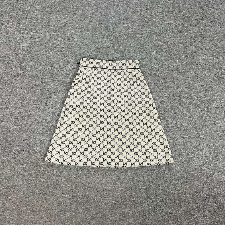 Gucci gucci printed double g button skirt-dmc Size US 36 / EU 52 - 2 Thumbnail