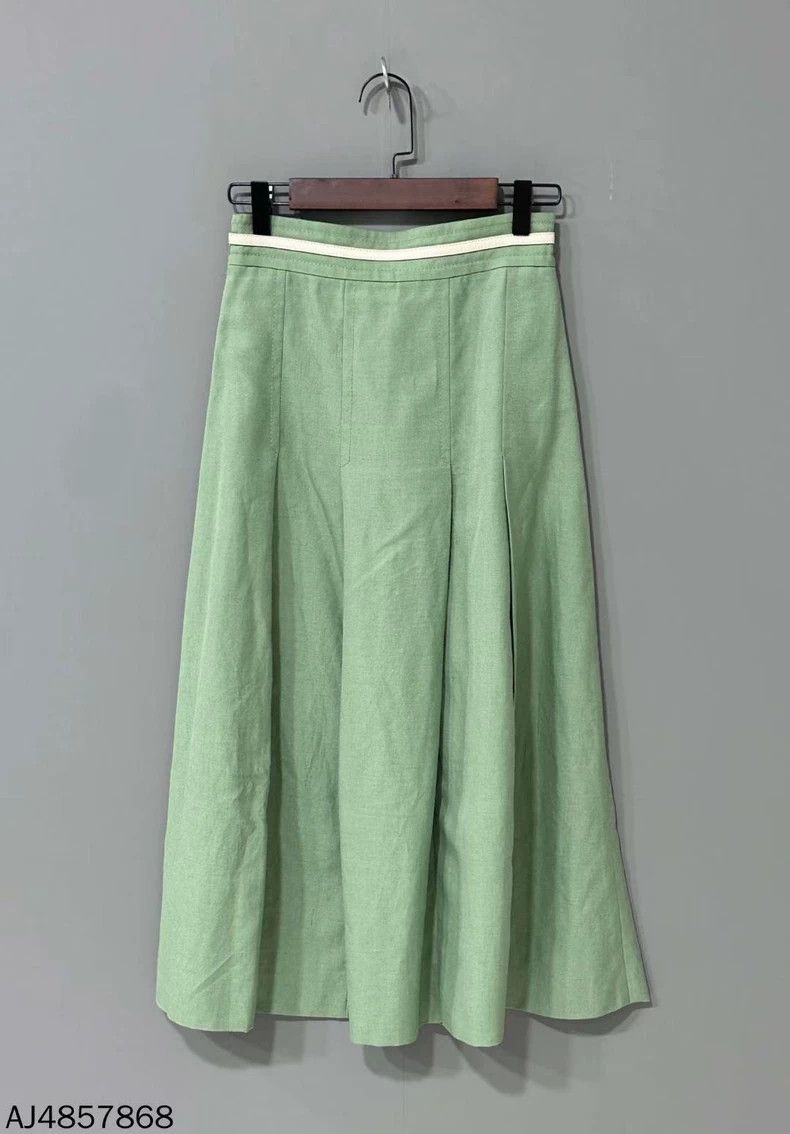 Gucci green gucci chain A-line skirt-dmc Size US 36 / EU 52 - 4 Thumbnail