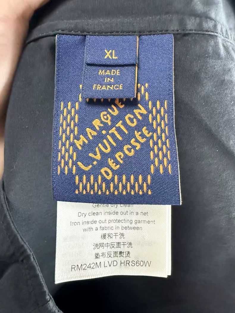 Louis Vuitton louis vuitton black turquoise embroidered shirt-dmc Size US XL / EU 56 / 4 - 4 Thumbnail
