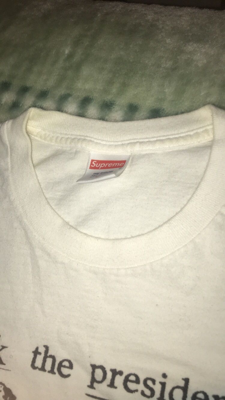 Supreme Supreme “F*** the president.” TShirt Size US S / EU 44-46 / 1 - 3 Thumbnail