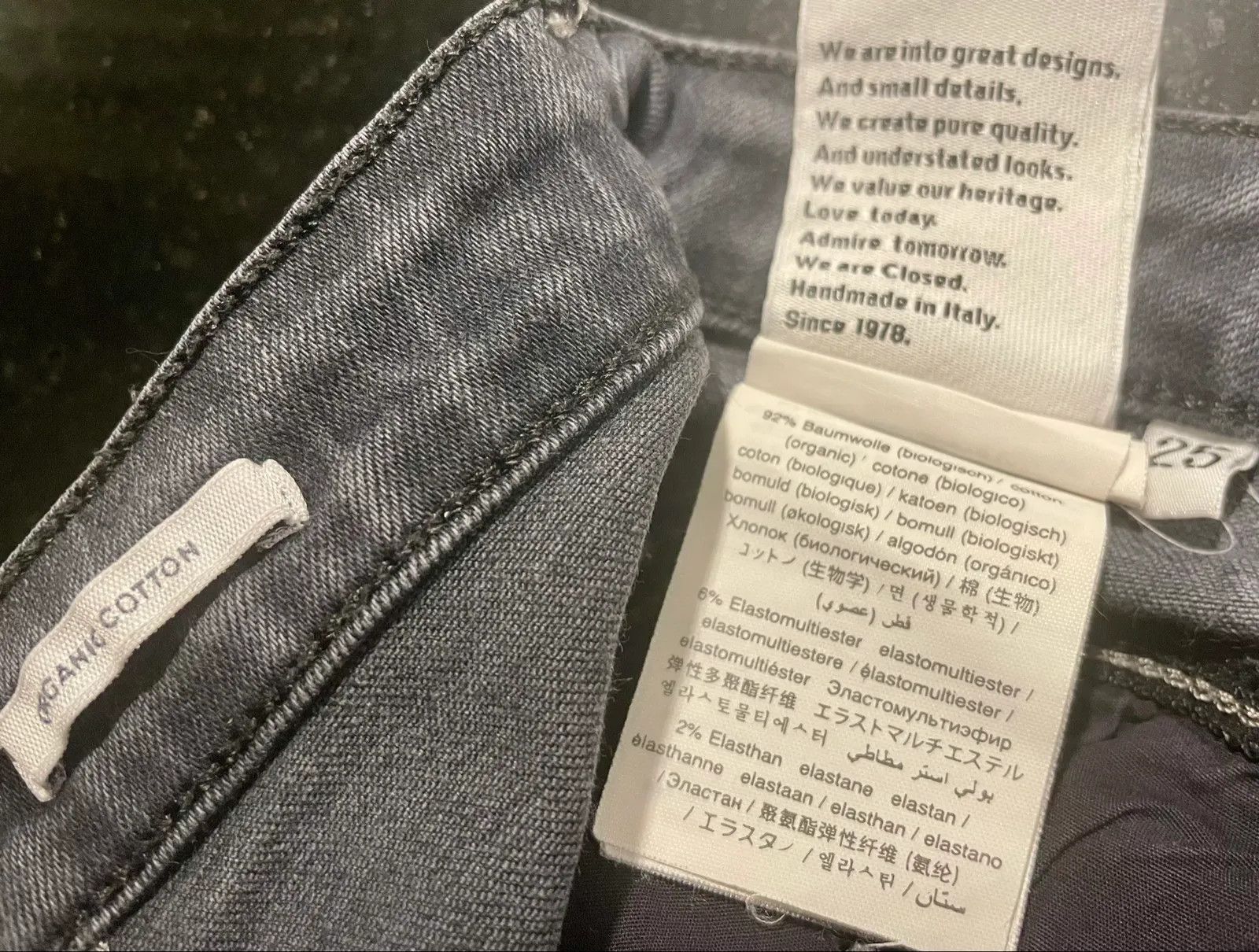 CLOSED Closed Skinny PUSHER High Waist Jeans Size 25" / US 0 / IT 36 - 3 Thumbnail