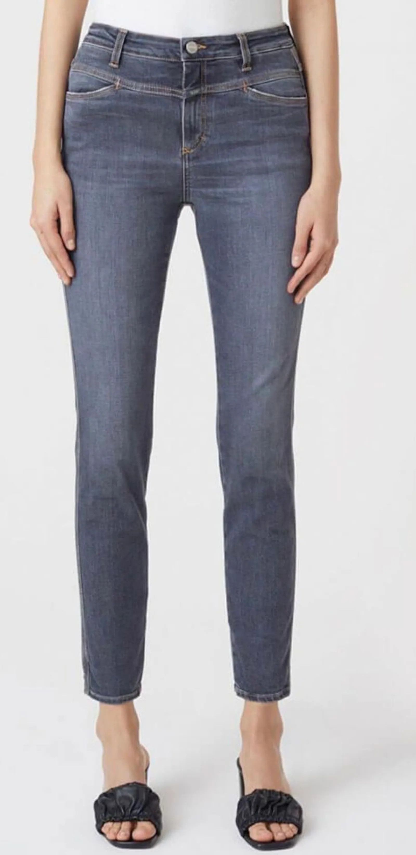 CLOSED Closed Skinny PUSHER High Waist Jeans Size 25" / US 0 / IT 36 - 8 Thumbnail