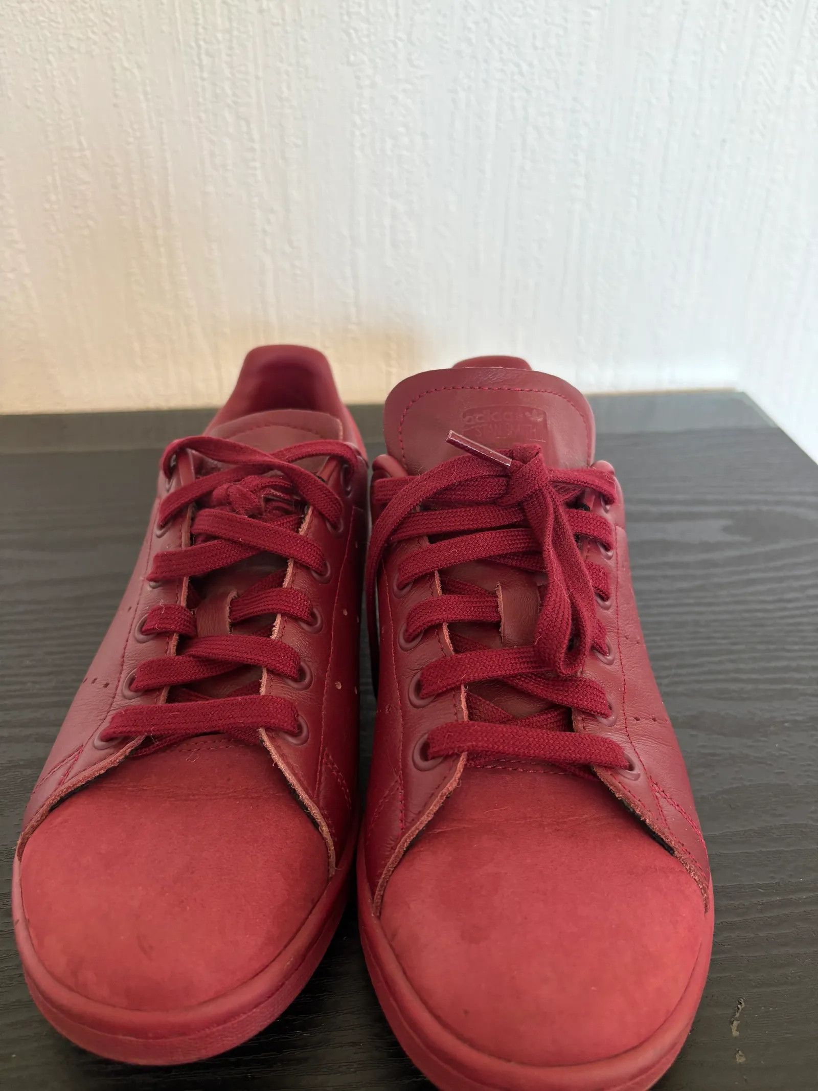 Adidas Adidas Adidas Stan Smith collegiate burgundy Sneakers Size US 7 / IT 37 - 3 Thumbnail